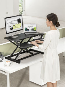 Brateck | Standing Desk Small Desktop Height Adjustable Workstation Computer Lift Desk