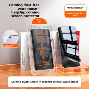 CHECKON | Anti-Peeping Full Screen Phone Film Tempered Glass