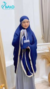 Mukena Anak Rayon Premium Polos Tabina | Mukena Rayon Anak Bahan Adem Lembut