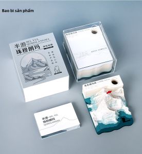 Lịch Ghi Chú Dán 3D Chủ Đề núi Everest
