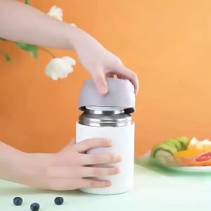 450ml Tankrock Stainless Steel Vacuum Insulation Barrel Stew Beaker – Blue