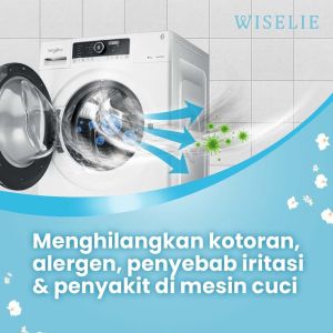 PEMBERSIH MESIN CUCI WISELIE (DIJAMIN BERSIH) Washing Machine Cleaner 500gr Anti Bakteri Pembasmi Kuman Kotoran SEMUA JENIS TIPE MESIN / Deterjen Detergent Laundry Sumbatan Bubuk Mesin / Serbuk Ajaib Viral Penghilang Noda Membandel Cuci AMPUH 100%
