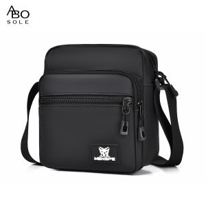 ABOSOLE Mens Shoulder Bag Casual Chest Bag Cross Body Bag Pouch Bag Casual Chest Bag Fashion Shoulder Bag Waterproof PU Leather Casual Sport Street Bag for Travel Outdoor