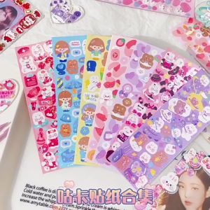 Combo 20 / 50 Miếng Sticker lấp lánh trang trí dán nhãn cute nhiều mẫu giá rẻ decor sách vở hộp bút đồ dùng học tập sticker trang trí nhãn dán