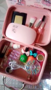 Hộp Đồ Chơi Trang Điểm Cho Bé Lam Anh Store Hộp Trang Điểm Cao Cấp Bằng Da An Toản Dễ Làm Sạch