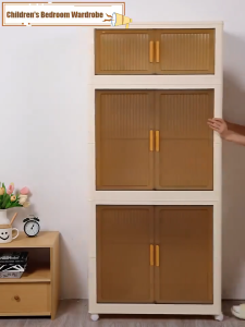 tủ nhựa đựng quần áo 65CM tủ nhựa cho bé duy tân Cứng của tủ áo quần cho bé Có bánh xe tủ nhựa gấp gọn đa năng/tủ nhựa duy tân