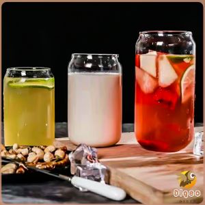 Digeo Creative Glass Cup Summer Juice Milk Beer Cup Drink Water Bottle Fashion Glass Wine Cup