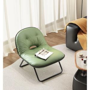 New 2023 Bedroom Cloud Chair Foldable Outdoor Camping Leisure Sofa Single Person Couch Industrial Style Metal Frame Cat Scratch Leather