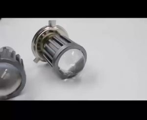 Ceyes Motorcycle Headlight LED Lights Bulbs H6 H4 T19 P15D Two-color Beam Motorbike Spotlight