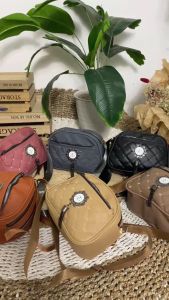 Tas Selempang Wanita Simple Vina Tas Selempang Wanita OOTD Motif Bordir 3 Ruang Korean Style