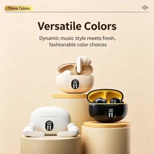 Kebidumei | KEBIDUMEI ANC Bluetooth 6.0 Earphones In Ear Wireless Earbuds HiFi Stereo Noise Cancelling Headphones Sports Gaming Headsets
