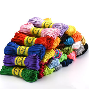 20M 1.5mm Satin Nylon Trim Cord Rattail Cord Chinese Knot