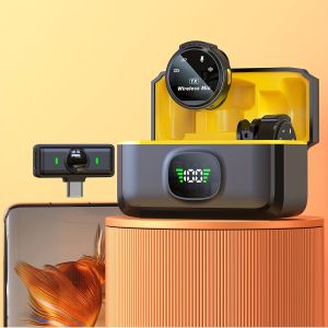 Micro Không Dây Cài Áo J6 Loại Tụ Điện Cắm Là Chạy Cho Quay Video Vlog Phát Trực Tiếp Và Phỏng Vấn Mượt Mà Sử Dụng Tại Nhà Hoặc Phòng Thu.