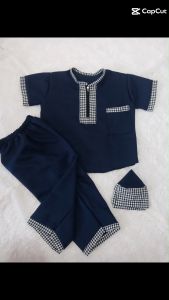 Koko Turki Anak Usia 1-4 Tahun & Setelan Baju Anak Muslim Free Peci