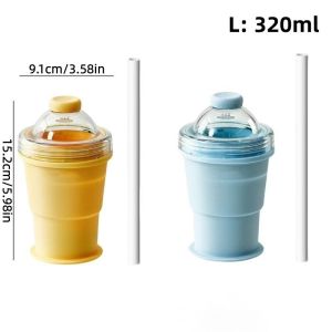 Youyuepin 2 cái 2 trong 1 có thể gập lại đá viên cup dung tích lớn chai nước bằng Silicone với khuôn đá tiết kiệm không gian cốc du lịch cho phòng tập thể dục Cắm Trại Dã ngoại mùa hè đồ uống