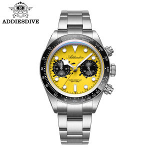 ADDIESDIVE 2026 New Mens Quartz Watch VK64 Movement K1 Bubble Glass BGW9 Super LumiNova Hands 100m Water Resistance Luxry Men