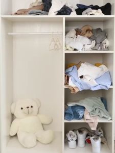 Foldable Stackable Drawer Type Storage Basket For Bedroom Wardrobe Closet Layered Large Capacity