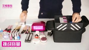 Make up Bag Hand-held large Capacity Multi-layer Manicure Nail Eyelash Beauty Tool Kit Cosmetics