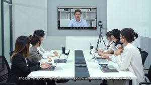 Tenveo M5B Bluetooth Conference Speakerphone Bluetooth 5.0 with Bluetooth Dongle Conference Speaker 6M Voice Pick Up Range for 20 People work with OBS Zoom Teams