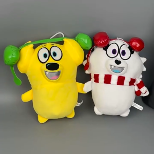 MaxgePC Tyler And Snowi Snuggle Bundle Anime Plush Toy Game Peripherials Cotton Doll Cartoon Cat Animals Plushie Toys Gifts