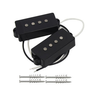 FLEOR | FLEOR Open Alnico 5 PB Bass Pickup Fiber Bobbin Braided Cloth Cables for 4 String Bass Parts