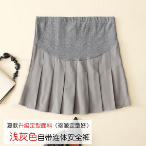 กระโปรงสั้นทรงเอสำหรับคุณแม่ตั้งครรภ์ ช่วงฤดูใบไม้ผลิ ฤดูร้อน ฤดูใบไม้ร่วง กระโปรงสั้นทรงเอ กระโปรงทรงเอ ทรงเอ กระโปรงสั้น ชุดคุณแม่แฟชั่น