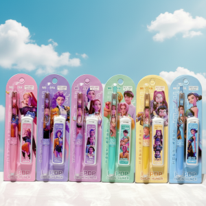 KPOP Demon Hunter Automatic Pencil Set - Random 1/2/4pcs School Stationery for Students Childrens Writing & Drawing Gift