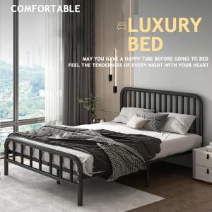 Metal bed frame bedroom iron bed single bed double bed frame Single/Small double/Double/Queen/King