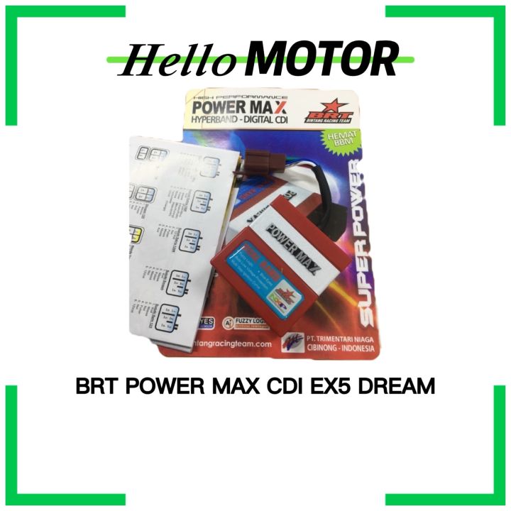 BRT RACING CDI EX5 DREAM HONDA NO CUT OFF LESING POWER MAX BRT | Lazada ...