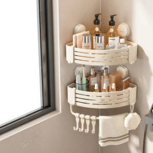 MOSHANG | Wall Mount Corner Shelf 360° Rotatable