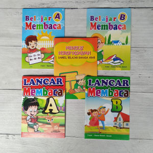 Buku Tk Paud Membaca Huruf Angka Dasar Kertas Hvs Putih
