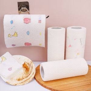 50/100Pcs/Roll Disposable Rags Non-Woven Reusable Cleaning Cloths Household Kitchen Washing Dishcloths Rag Towels Cleaner Wipes Cloth