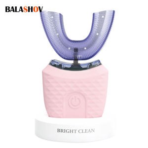 BALASHOV | Electric Toothbrush for Adult Automatic USB Charge U-Shaped Toothbrush 360 Degrees Intelligent Rechargeable Toothbrus
