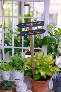 Retro Wooden Alphabet Letters Garden Decorations Zakka Style Balcony Ornaments Real Wood Plaque Home Decoration Accessories
