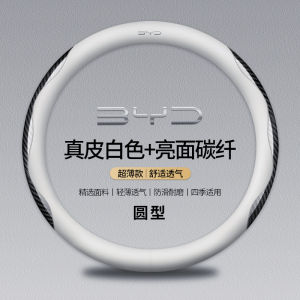 DIAN YUN Car Steering Wheel Cover Suits Tang Han Yuan E2 E3 E9 Drive Electric Vehicle New Energy Universal Leather Cover