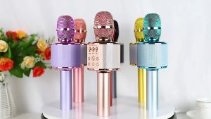 SG Seller Premium Q98 Magic Bluetooth Karaoke Microphone Wireless Professional Player speaker