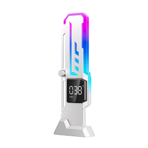 Power Train Z-X7 PRO Graphics Card Bracket Horizontal Brace Lifting ARGB Intelligent Temperature Display SeaView Room GPU Holder