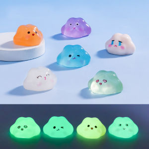 Resin Craft Miniature Scene Night Glow Clouds Room Decorations Creative Cute Micro Landscape DIY Jewelry Small Figurines