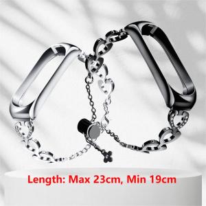 Mi Band 6 Strap for Xiaomi Mi Band 3 4 5 Bracelet Metal Wrist Strap NFC Global Version Replacement Accessories Watch Band