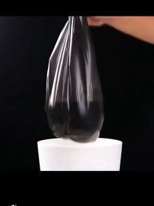 ถุงขยะ 100 ใบ สำหรับถังขยะส่วนใหญ่ ทนต่ออุณหภูมิสูง แข็งแรง และไม่แตกหักง่าย ถุงขยะแบบ Point-break ถุงขยะความจุขนาด 45*60 ซม