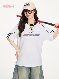 Gbiaior | Retro American Original Design Casual Short Sleeve T-shirt