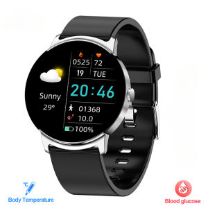 Smart Watch with Blood Pressure & Glucose Monitoring – 1.32” Large Color Screen 24/7 Heart Rate Tracking Multiple Sports Modes Step counting sleep health fitness tracker – Perfect Gift for Men & Women