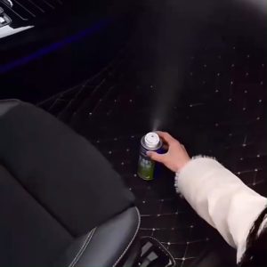 Car deodorization  Hands-Free Air Freshener Spray with Lock Function 180ml Refreshing Green Tea