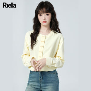 puella | French Vintage Double-breasted Women Shirt