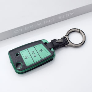 For VW Golf 7 GTI POLO T-Cross T-Roc Touran Tiguan Skoda Octavia Rapid Kodiaq Fabia Seat Ibiza Leon Ateca Arona Key Case Cover