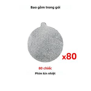 Bộ Viên Nang Cà Phê Pod Có Thể Tái Sử Dụng Với Nắp Đậy Bằng Nhôm Tương Thích Với Bộ Phim Kín Nhiệt Nespresso Vertuoline Cho Bộ Lọc Cà Phê/máy Nhỏ Giọt