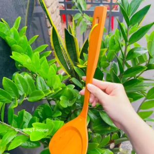 Sạn gỗ cong cao cấp hàng đẹp 35x10 dùng để xào thức ăn xẻng gỗ