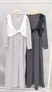 BAJU GAMIS JUMBO MAXY WANITA SALUR VEST ROMPI CANTIK GL FASHION