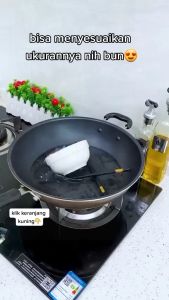 Alat Kukusan (ada 3 ukuran) Pengukus Kukus Steamer Flexible Stainless Buka Lipat