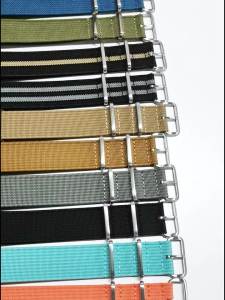 19mm 18mm 20mm 22mm Ribbed Nylon Watch Strap Brown Band Military Casual Band for Seiko for Tudor Army Sport Replacement Bracelet